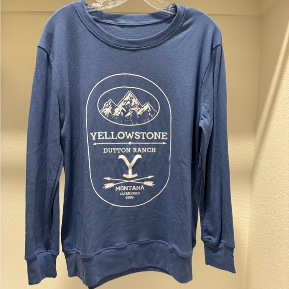 Blue Yellowstone Dutton Ranch Sweatshirt - Picture 1 of 2
